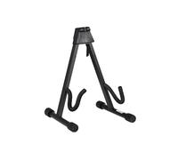 GEWA Guitar Stand FX Classic, stand for guitar, A-Style, suitable for electric guitar and electric bass, black, foldable