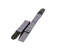 GEWA Guitar Strap - Coloured Fabric Strap - Width 60mm - Leather Ends - Adjustable Length from 97-160cm - Colour lilac berry