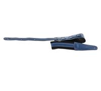 Gewa Guitar Strap Series Regular, genuine leather, width 65 mm, length 100-134 cm, padded - black shoulder pad, blueberry - dark blue, Handmade in Europe