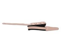 Gewa Guitar Strap Series Regular, genuine leather, width 65 mm, length 100-134 cm, padded - black shoulder pad, lotus - rosé, Handmade in Europe