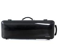 GEWA IDEA 2.5 Double Case for 2 Violins, Black/Black Carbon, with Additional Side Handle, Made in Germany
