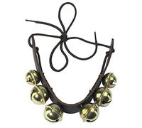 Gewa Jingle Ring - 6 Jingles - Leather Strap - Includes Cord for Attachment to Arms or Legs