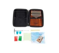 GEWA Kalimba thumb piano solid mahogany, 17 steel reeds, tunable, in ag, tuning hammer, instructions