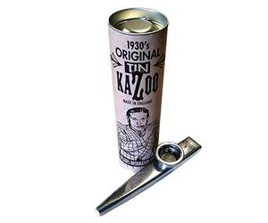 GEWA Kazoo 20 pieces in a box, silver metal, individually packed