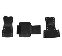 GEWA Leather Specialties hand protection trombone - leather cuff set consisting of 3 parts with lace fastener - suitable for Conn 88H/Blessing B88