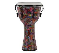 GEWA Liberty Djembé Mechanically Tuned - Diameter: 10" (25.4 cm), Height: 19.5" (49 cm) - Number of Tension Hooks: 6 - Pattern: Abstract