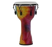 GEWA Liberty Djembé Mechanically Tuned - Diameter: 10" (25.4 cm), Height: 19.5" (49 cm) - Number of Tension Hooks: 6 - Pattern: Batik