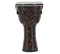 GEWA Liberty Djembé Mechanically Tuned - Diameter: 14" (35.5 cm), Height: 27" (68 cm) - Number of Tension Hooks: 8 - Pattern: Crazy Neon