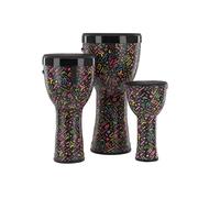 GEWA Liberty Djembé Nestable - Set consisting of: 8", 10", 12" - Pattern: Crazy Neon
