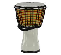 GEWA Liberty Djembé Rope Tuned - Size (diameter): 7‘ (17.8 cm), Height: 12.5’ (31.5 cm) - Number of Rope Runners: 14 - White