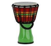 GEWA Liberty Djembé Rope Tuned - Size (diameter): 7‘ (17.8 cm), height: 12.5’ (31.5 cm) - Number of rope runners: 14 - Green