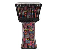 GEWA Liberty Djembé Rope Tuned - size (diameter): 8‘ (20.3 cm), height: 16.5’ (41.2 cm) - number of rope runners: 20 - Abstract