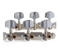 GEWA machine heads Jazz Guitar Set, Nickel-plated metal buttons
