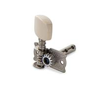 GEWA machine heads Small body folk guitar Nickel plated finish, cream coloured button