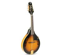 GEWA Mandolin A-2 Premium - Solid spruce top - Flamed maple back - Purpleheart fingerboard - Gold machine heads - Incl. premium case - Vintage sunburst high-gloss finish