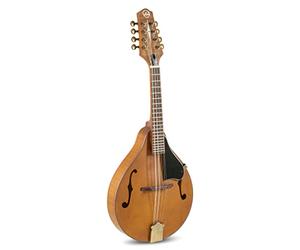 GEWA Mandolin A-Antique Vintage - Solid spruce top - Flamed maple back - Brass antique machine heads - Incl. premium case - Open pore vintage finish