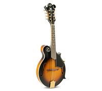 GEWA Mandolin F-2 Premium - Solid spruce top - Solid maple back/sides - Flamed back - Incl. premium case - Vintage sunburst high-gloss finish