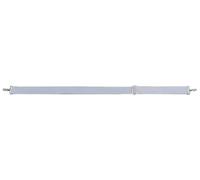 GEWA Marching Drum, Marching Drum Accessories, Snare Drum and Surdo Carrying Strap, nylon white, 5 cm wide, adjustable with carabiner