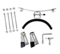 GEWA 893083 Marching drum accessory Knee rest with extension for nearly all 13" and 14" snares, chrome