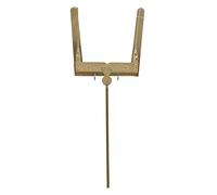 GEWA Marching Music Holder - Brass - Large Fork (also suitable for Tuba) - 1 Pusher - Stem Length 14.5 cm