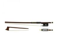 GEWA viola bow Massaranduba 1/2 ebony frog with drawers, natural hair cover