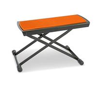 GEWA Metal Footrest (guitar rest), adjustable, compact and robust in orange
