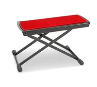 GEWA Metal Footrest (guitar rest), adjustable, compact and robust in red