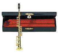 GEWA Miniaturinstrument Sopran Saxophon im Etui, ca. 15 cm
