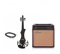 GEWA Novita 3.0 5 String Electric Violin With Adapter Pack Black