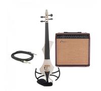 GEWA Novita 3.0 Electric Violin with adapter Bundle White