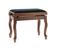 GEWA Piano Bench Deluxe Classic, walnut matte