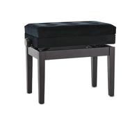 GEWA Piano Bench Deluxe Compartment, rosewood matte, with sheet music compartment