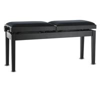 GEWA piano bench Deluxe Double black matt