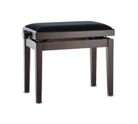 Gewa Piano Bench Deluxe, Solid Wood, Height Adjustable, Matte Rosewood