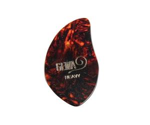 GEWA plectrum/pick Bassman for electric bass, large curved shape, 12 pieces