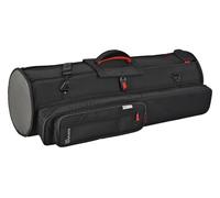 GEWA Prestige SPS Gig Bag Double Trombone (bell diameter up to 9.5") - Cordura 1680 Denier - 20 mm padding + fibreglass insert - Plywood insert - Backpack/shoulder strap - Black