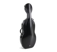 Gewa Pure Polycarbonate Cello Case With Wheels Black