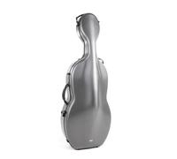Gewa Pure Polycarbonate Cello Case With Wheels Grey
