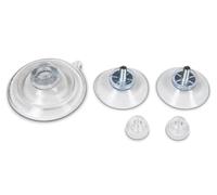 GEWA Suction Cups - Replacement part for tenor guitar support - Suction cup set with 3 pieces - clear