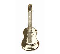 GEWA unisex brooch pin classical guitar, gold-colored - 980064