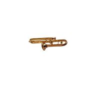 GEWA unisex brooch trombone pin, gold-colored - 980035