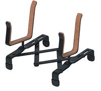 GEWA Violin and Viola Table Stand Metal - Cork Rest - Extendable to 16 cm - Scissor Stand - Black