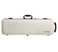 GEWA violin case AIR 2.1 - Made in Germany - beige high-gloss - thermoplastic shell - lightweight/shatterproof - combination lock - accessory pocket/music pocket - backpack straps - side handle