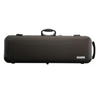 GEWA violin case AIR 2.1 - Made in Germany - brown high-gloss - thermoplastic shell - lightweight/shatterproof - combination lock - accessory pocket/music pocket - backpack straps - side handle