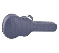 GEWA Vipera Guitar Case - Classical Guitar Case - Wooden Core - Curved Lid - Blue - Accessory Compartment - Hygrometer