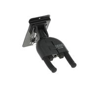 GEWA WallGrip GH-80SB Guitar Wall Mount for Acoustic Guitar, Electric Guitar, Bass - Non-Slip Silicone Padding - Flexible Adjustable - Black