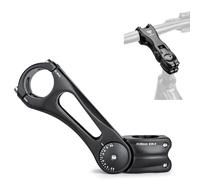 GEWAGE Adjustable Bicycle Stem Riser for 31.8 (1-1/4 Inch) Handlebars, Alloy Aluminium Bicycle Stem Height Adapter for Most MTB, Road Bikes, BMX, E-Bike (140mm)