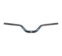 GEWAGE Bicycle Riser Handlebar Made of Lightweight Aluminium Alloy, Length 780 mm, Fits 31.8 Stem, Ideal for Mountain, Roads and Hybrid Bikes with Multiple Climbing Options. (90mm Rise blue)