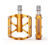 GEWAGE Bike Pedals 9/16 Inch - Small Lightweight Bicycle Pedals with Reflectors, Non-Slip CNC Aluminium Platform Pedals for Kids’ Bikes, Folding Bikes and Mini Velos