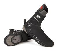 GEWAGE Winter Bicycle Overshoes Road Bike & MTB Overshoes Covers Gaiters - Thermal Road Bike Overshoes, Non-Waterproof, Reflective Logo, Reinforced Heel & Toe, Silicone Grip, S - XXL (XXL)